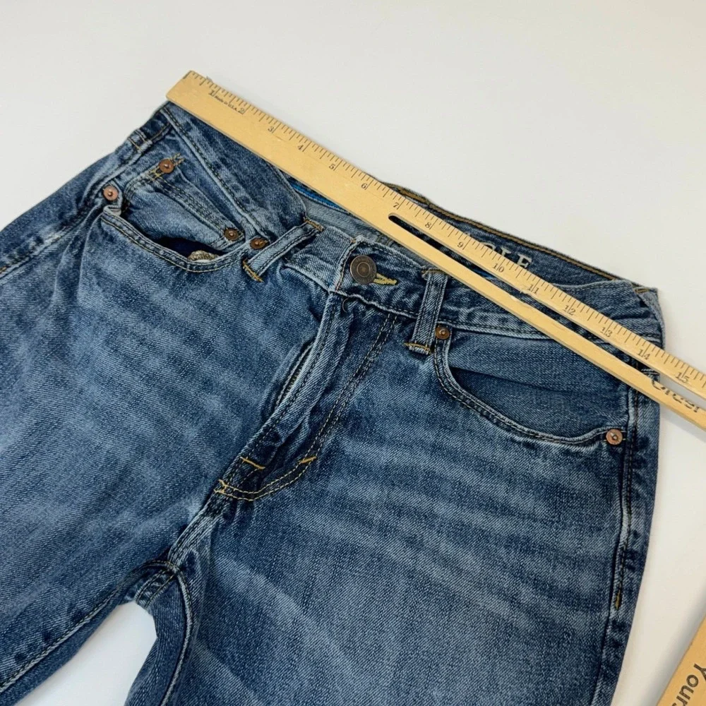 American Eagle Jeans Mens 29x28 Blue Slim Straight Denim Skate Indie Gorpcore - Picture 6 of 8